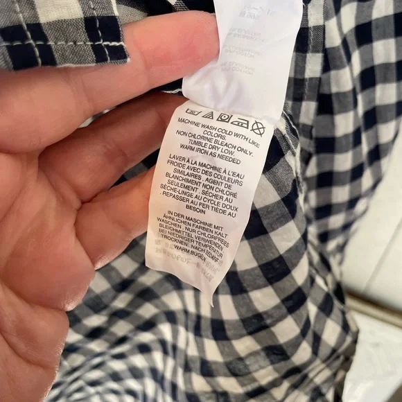 J.Crew Classic Fit Boy Shirt in Crinkle Gingham - Picture 4 of 7